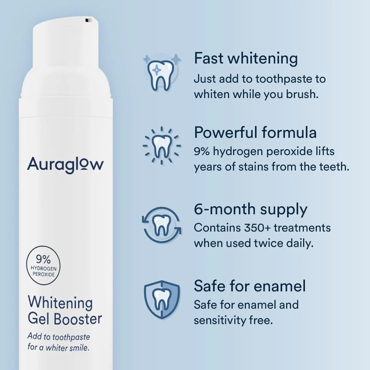 Whitening Toothpaste Booster Gel